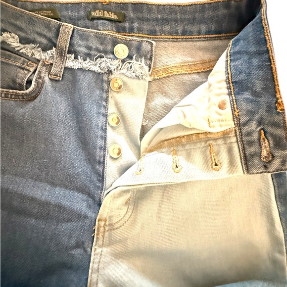 Wild Fable Two-Tone Patchwork Jeans - Picture 4 of 7